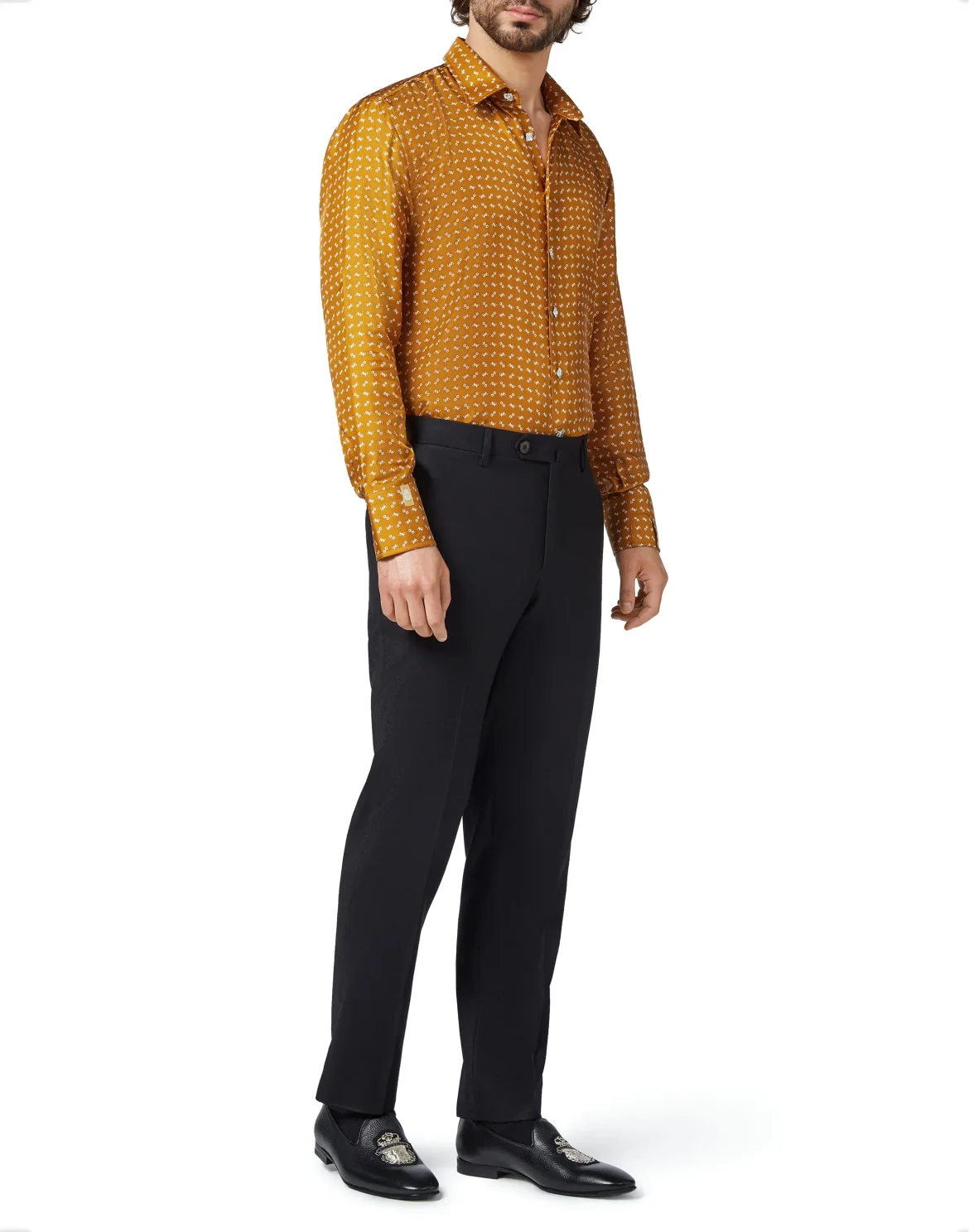 Shirt Gold Cut LS/Milano Double B, цвет: Бежевый