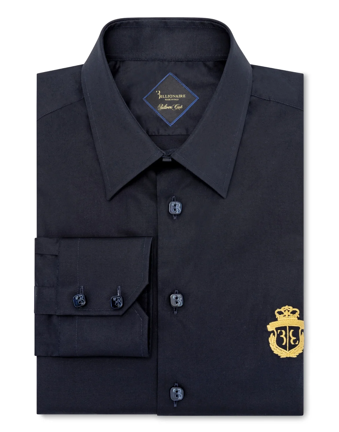 Shirt Silver Cut LS/Milano Crest, цвет: Синий