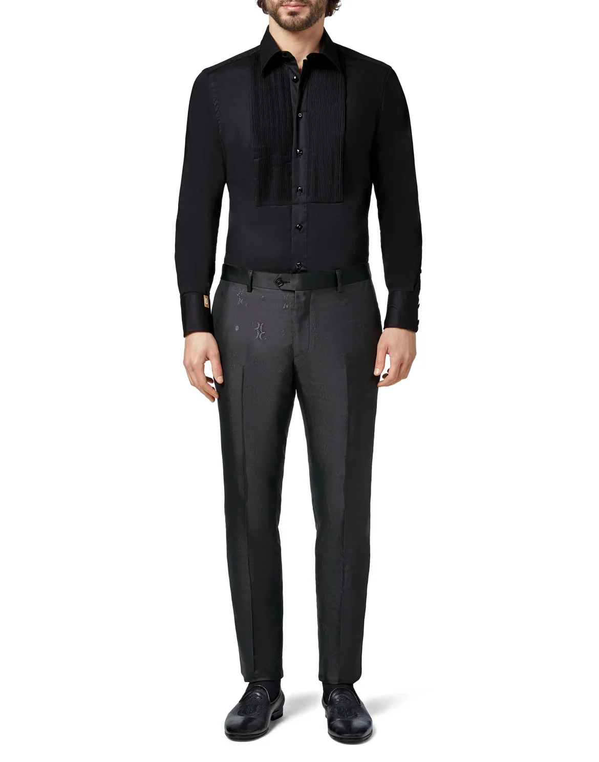 Shirt Silver Cut LS/Milano Elegant, цвет: Черный