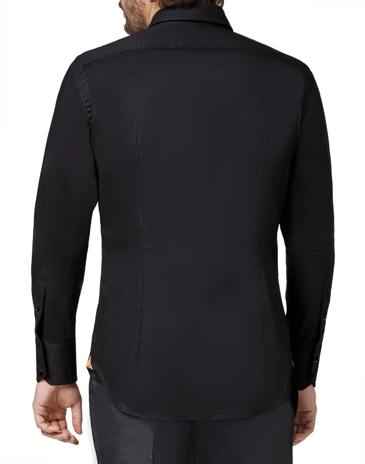 Shirt Silver Cut LS/Milano Elegant, цвет: Черный