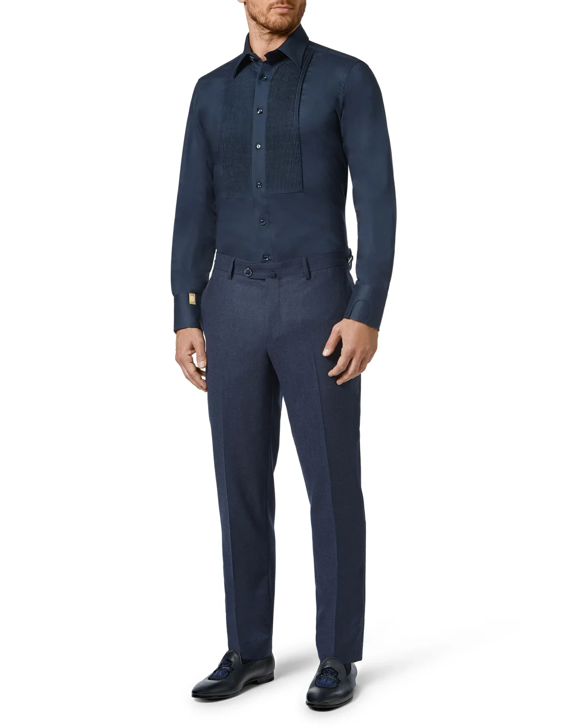 Shirt Silver Cut LS/Milano Elegant, цвет: Синий