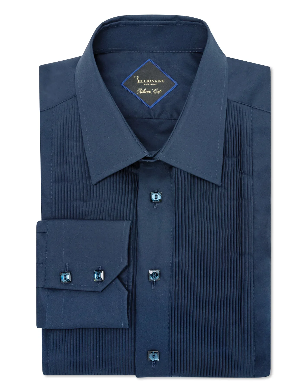 Shirt Silver Cut LS/Milano Elegant, цвет: Синий
