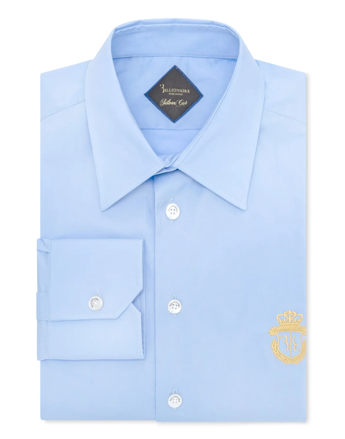 Shirt Silver Cut LS/Milano Crest, цвет: Синий
