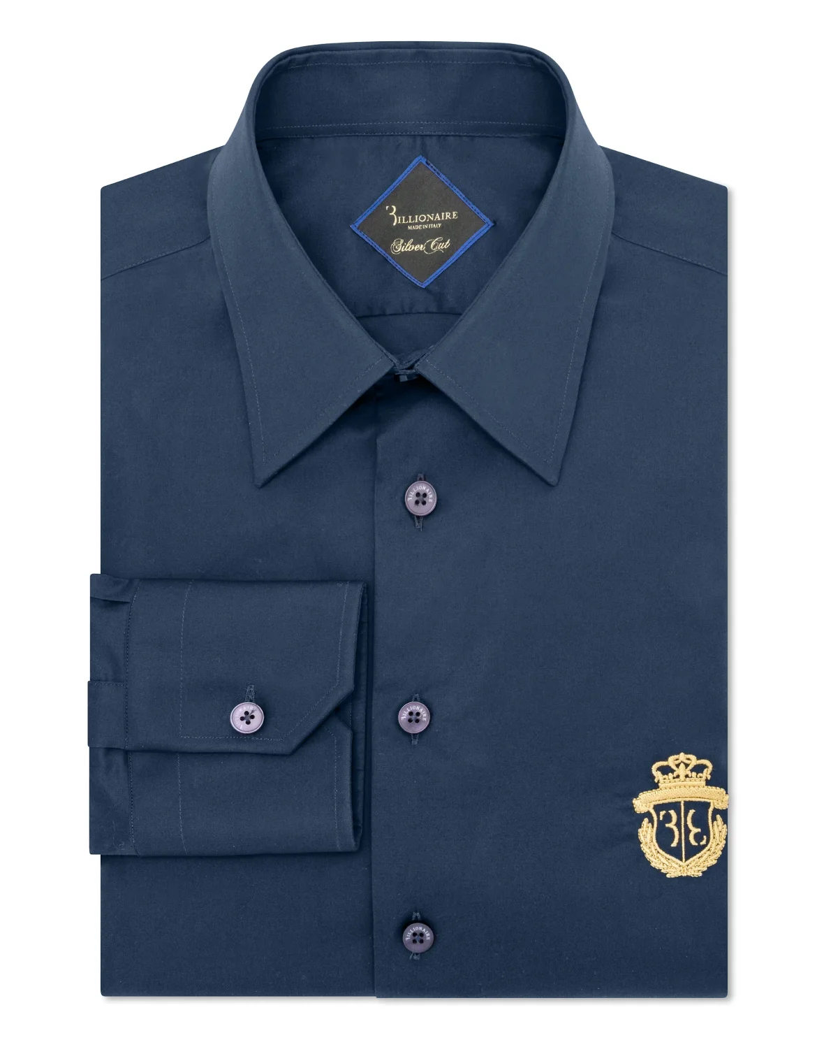 Shirt Silver Cut LS/Milano Crest, цвет: Синий
