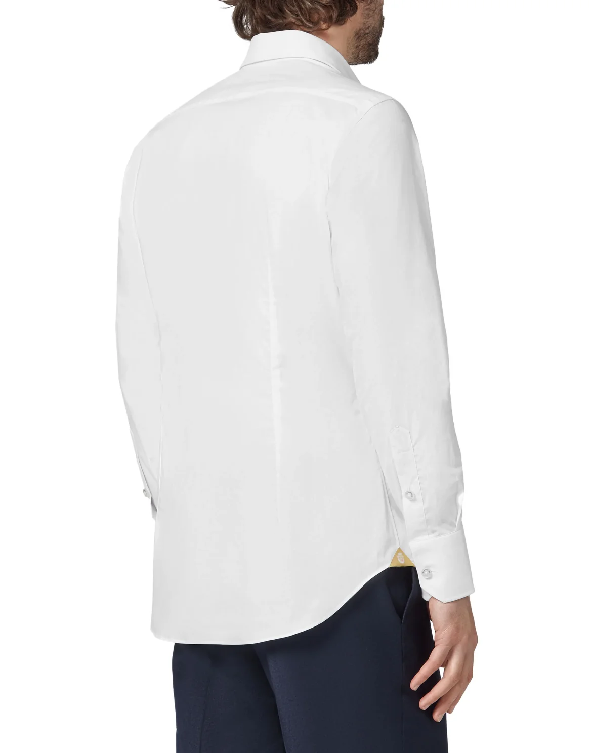 Shirt Gold Cut LS/Milano Crest, цвет: Белый