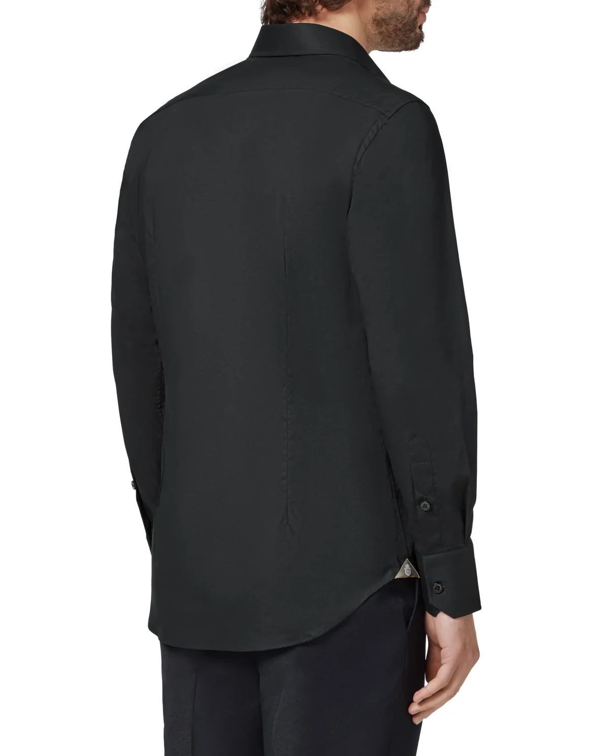 Shirt Gold Cut LS/Milano Crest, цвет: Черный
