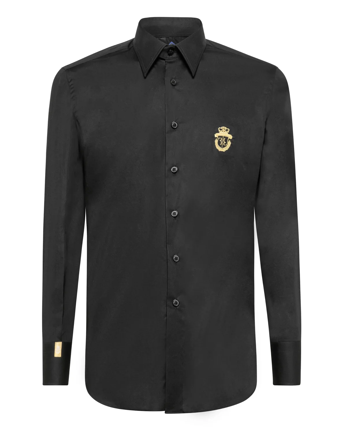 Shirt Gold Cut LS/Milano Crest, цвет: Черный