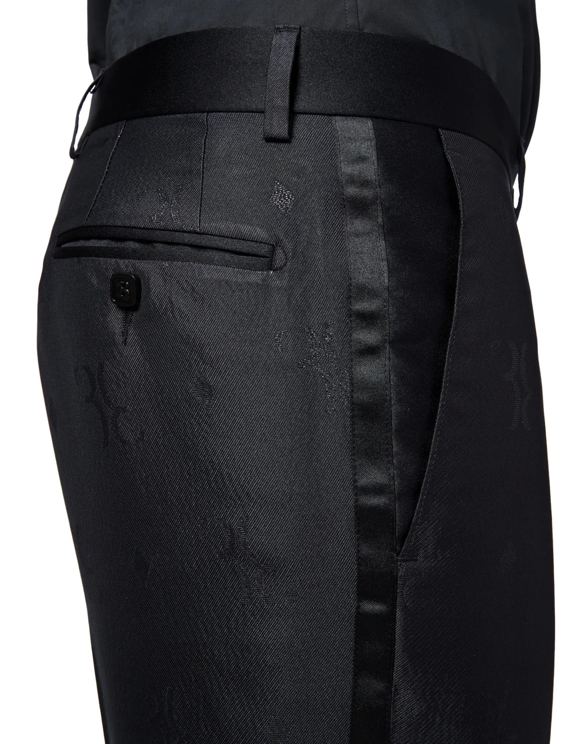 Slim Trousers All over BB, цвет: Черный