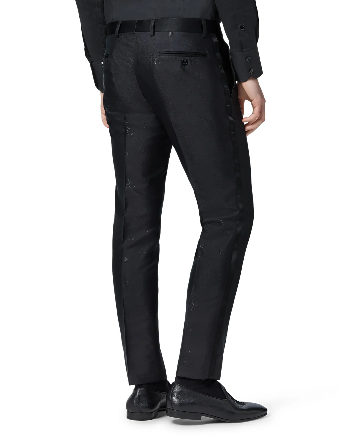 Slim Trousers All over BB, цвет: Черный
