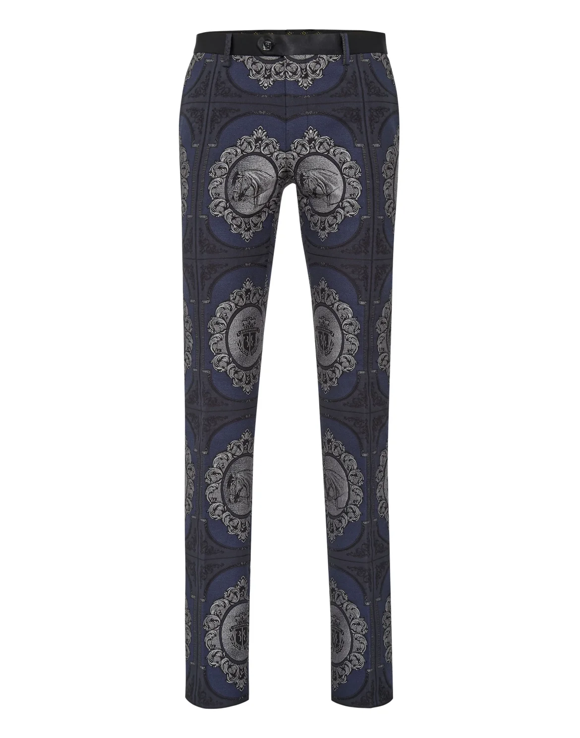 Slim Trousers Horses, цвет: Синий