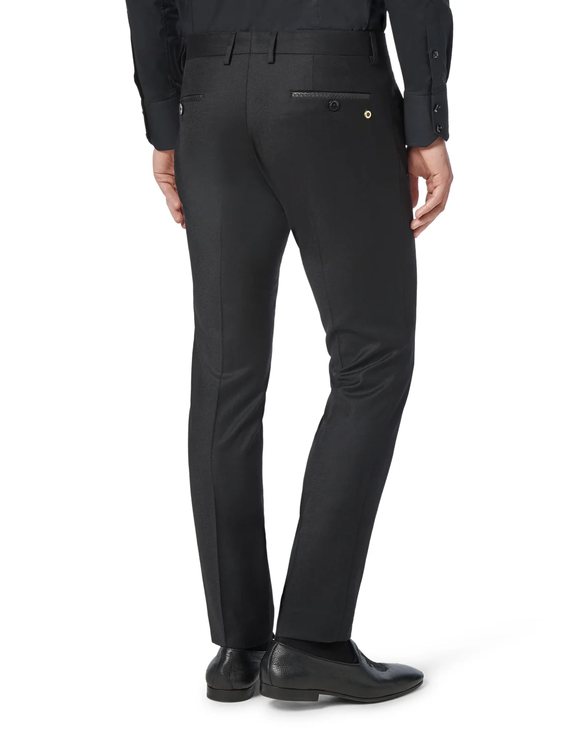 Slim Trousers Luxury, цвет: Черный
