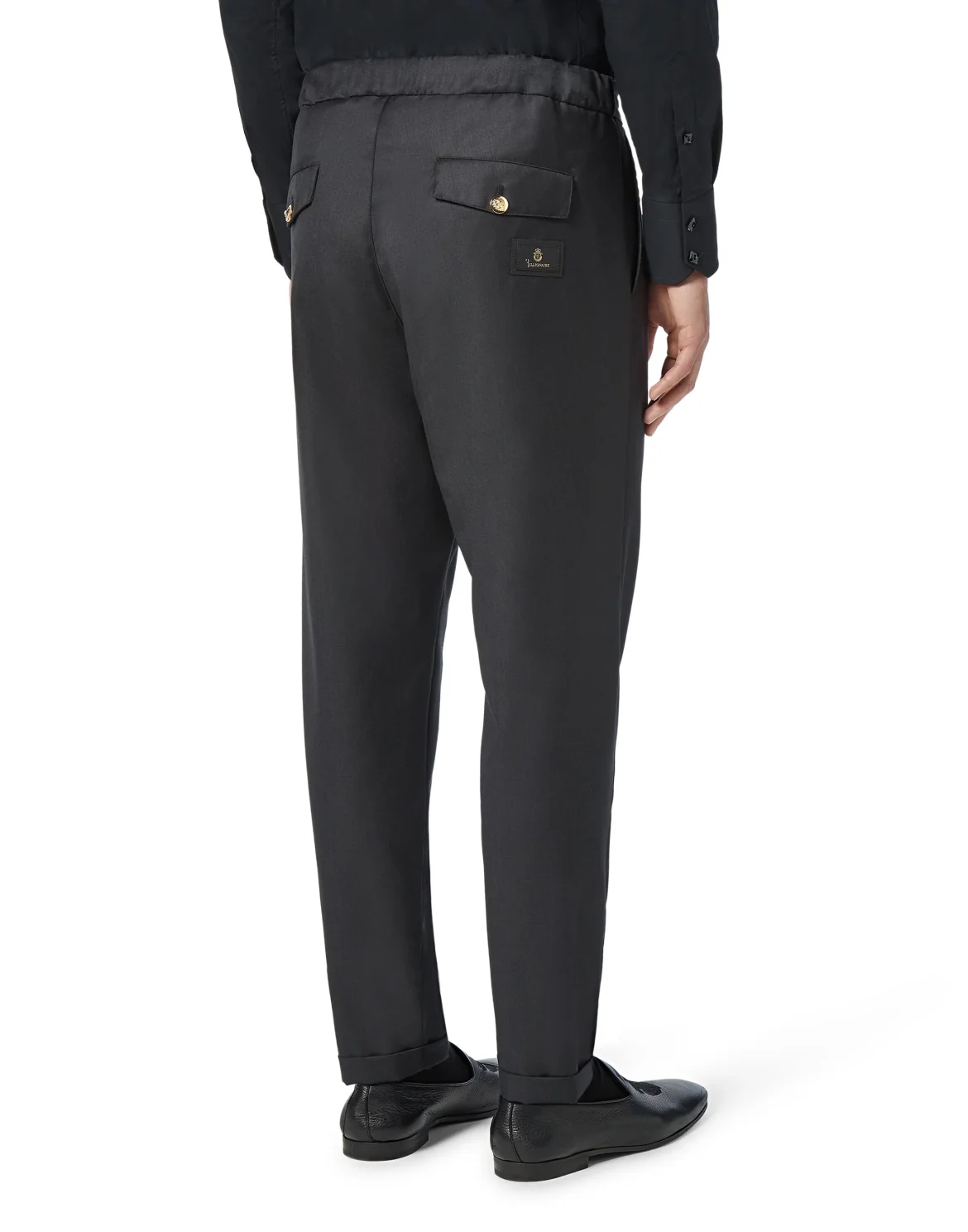 Slim Trousers Logos, цвет: Черный