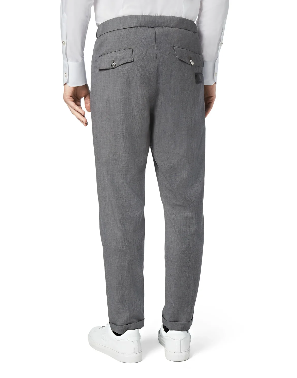 Slim Trousers Logos, цвет: Серый