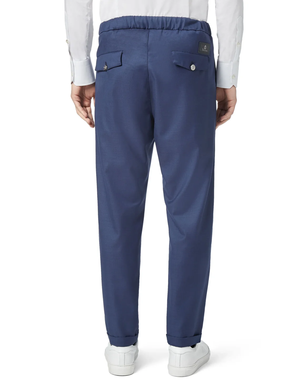 Slim Trousers Logos, цвет: Синий