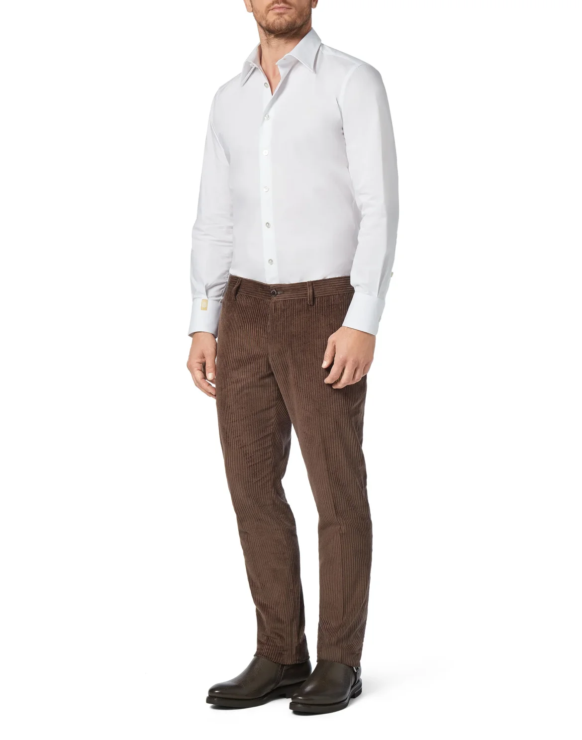 Slim Trousers Logos, цвет: Коричневый