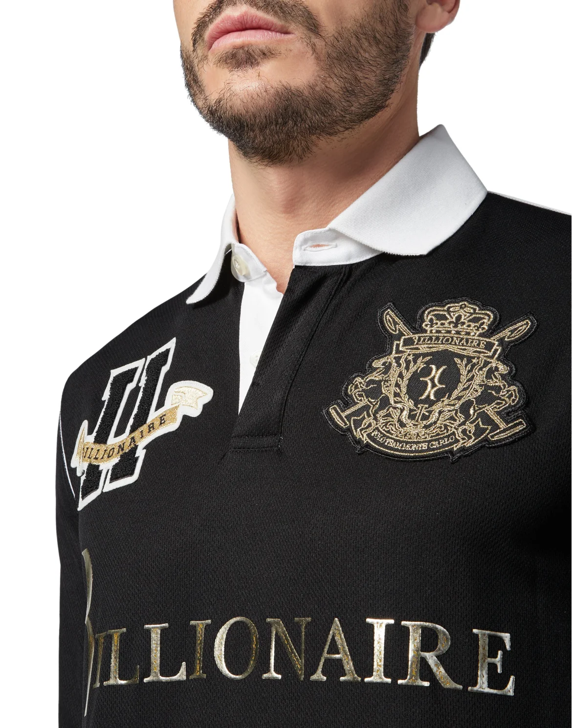 Polo shirt LS Polo Team Montecarlo, цвет: Черный