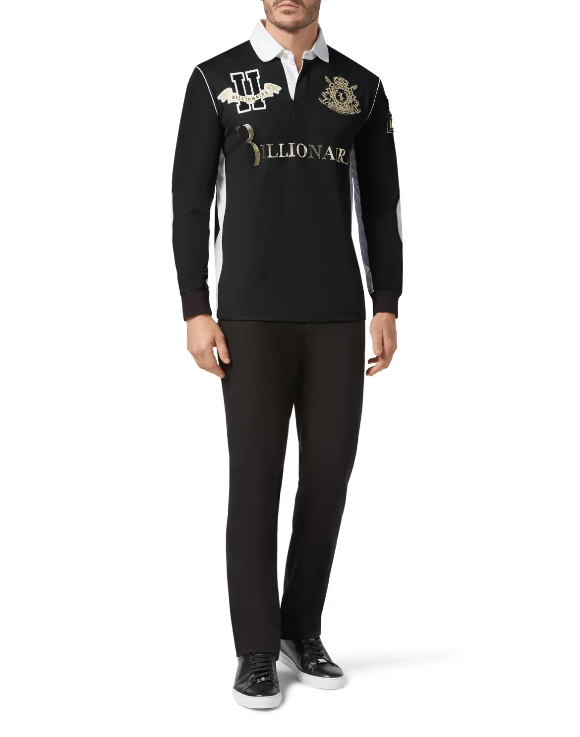 Polo shirt LS Polo Team Montecarlo, цвет: Черный