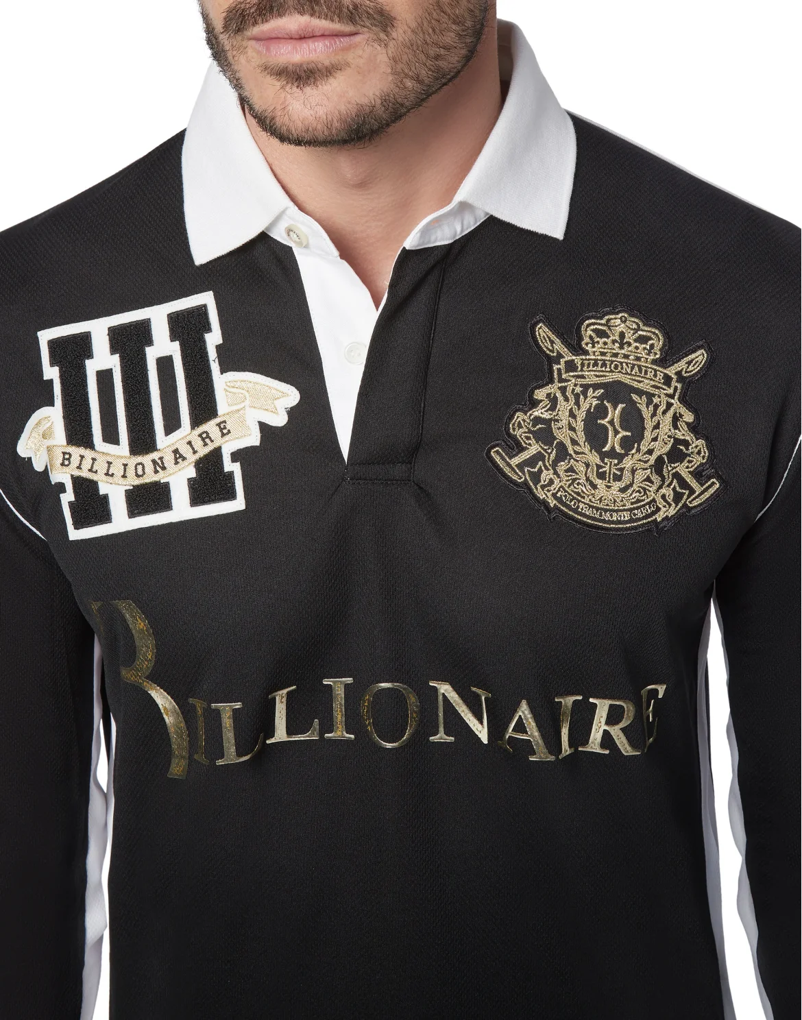 Polo shirt LS Polo Team Montecarlo, цвет: Черный