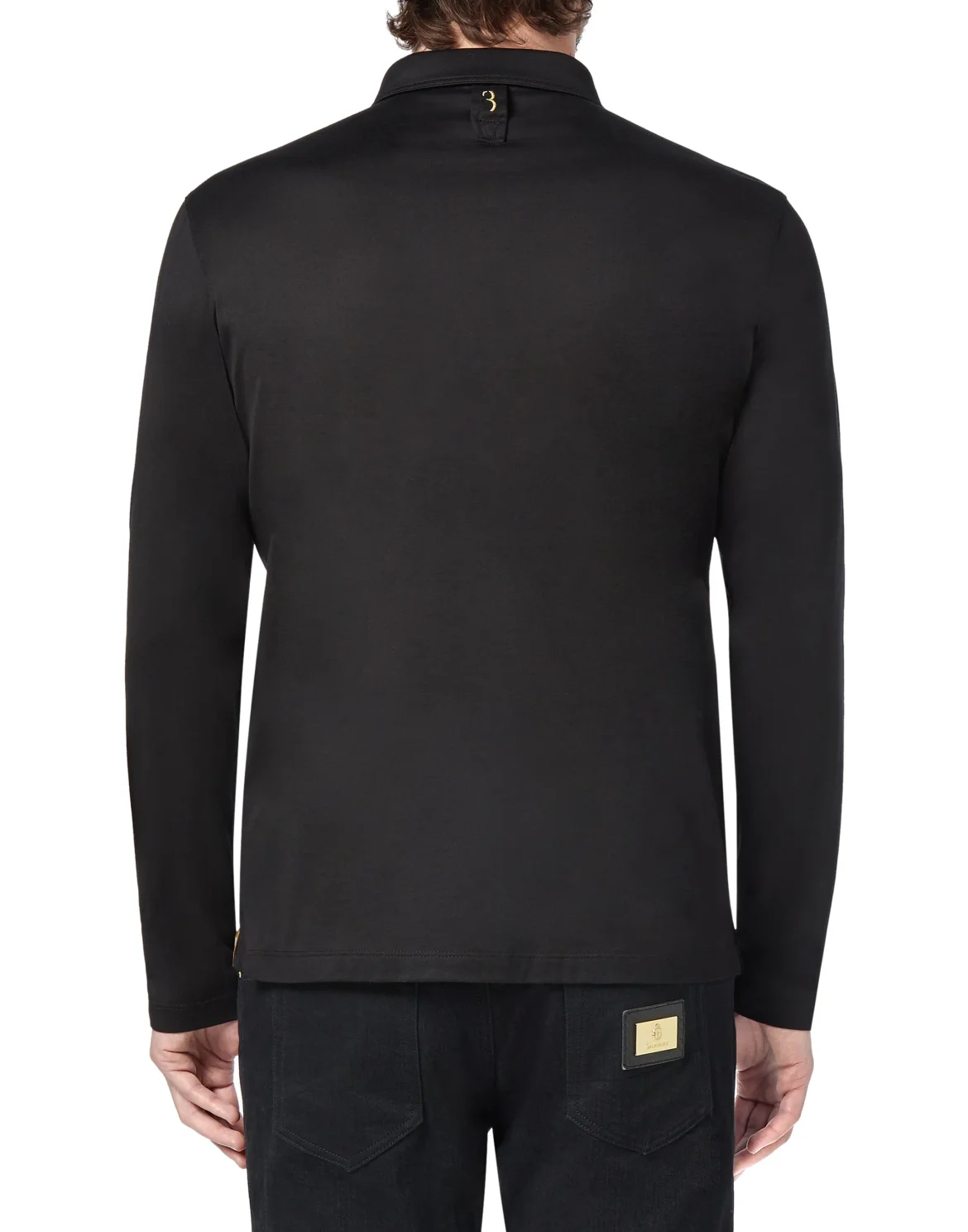 Polo shirt LS Crest, цвет: Черный