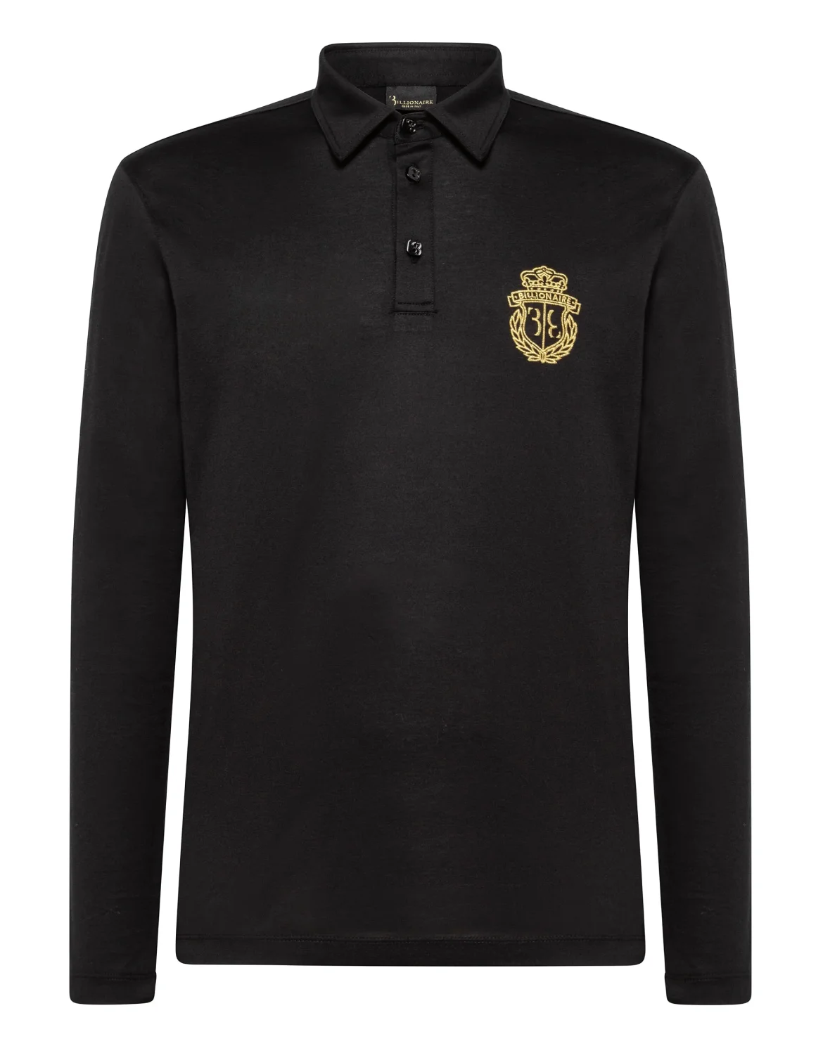 Polo shirt LS Crest, цвет: Черный