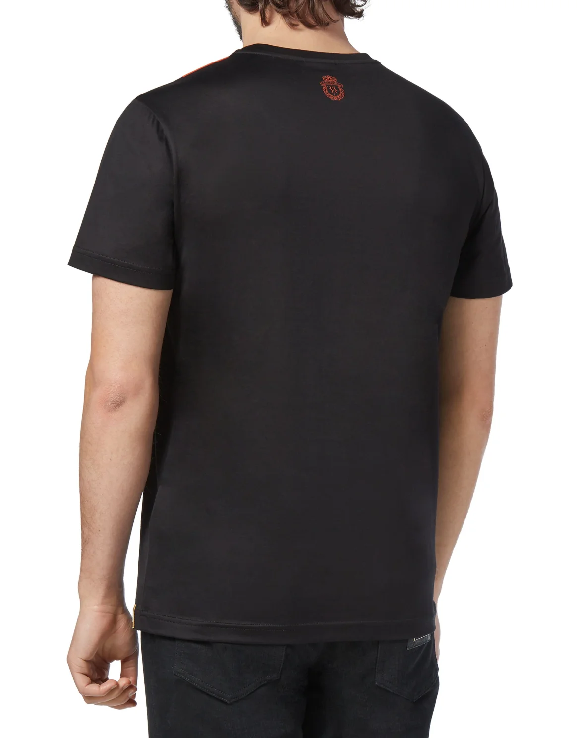 T-shirt Round Neck SS Stripes, цвет: Черный