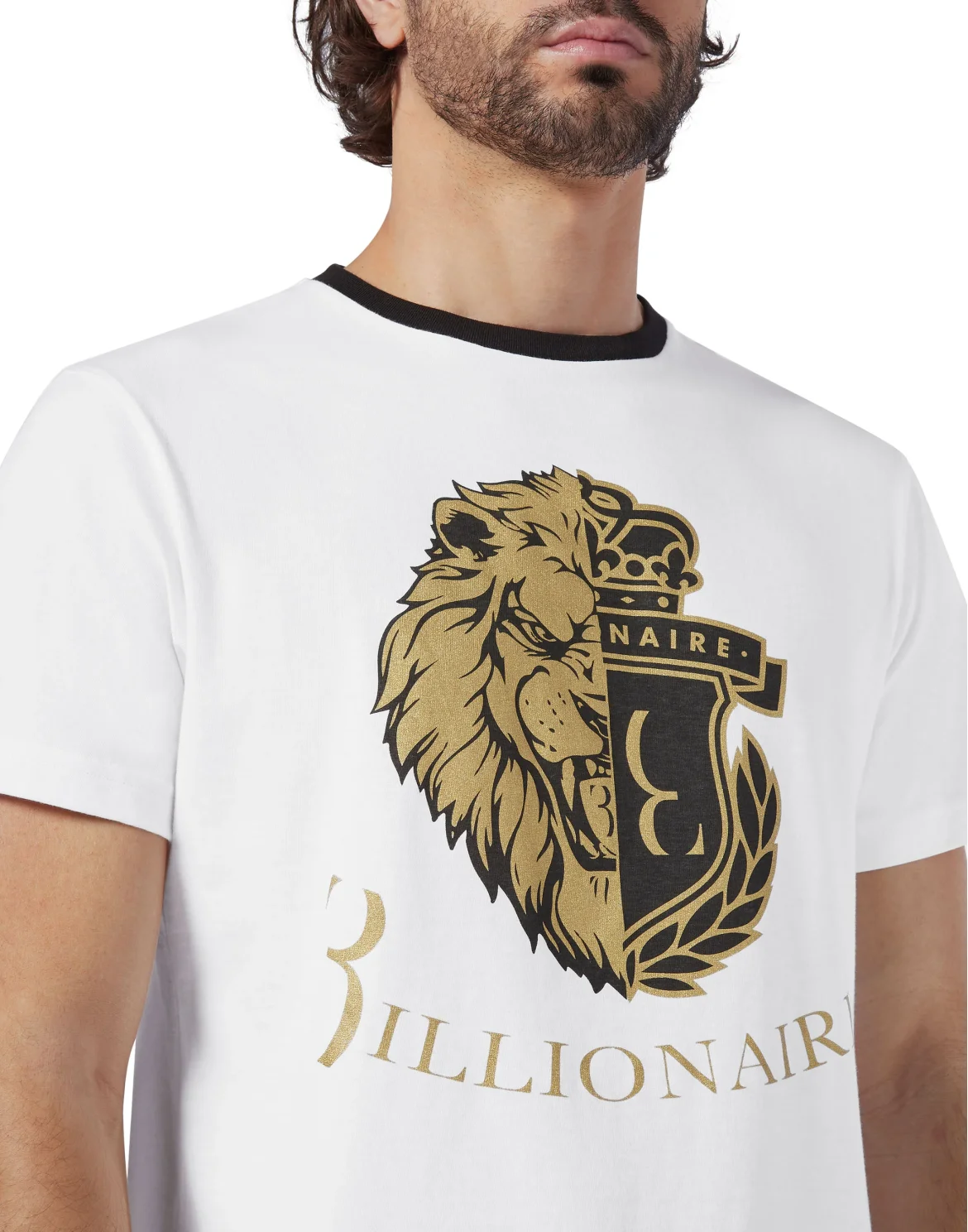 T-shirt Round Neck SS Lion, цвет: Белый