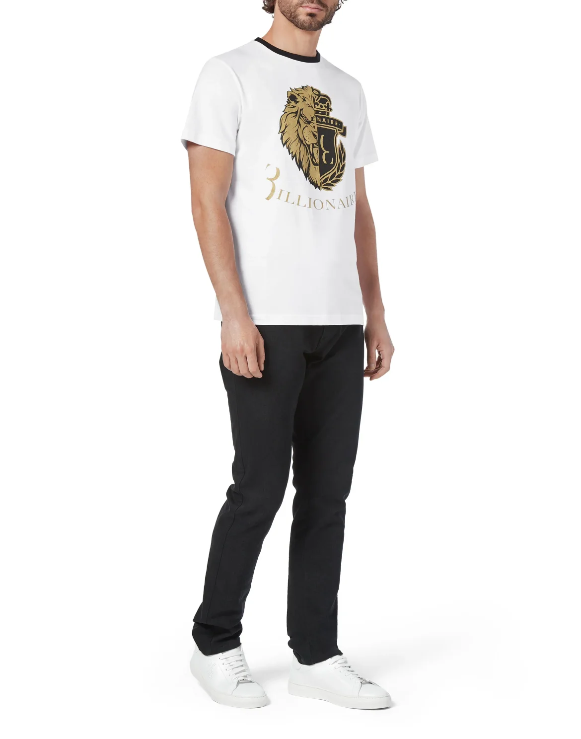 T-shirt Round Neck SS Lion, цвет: Белый
