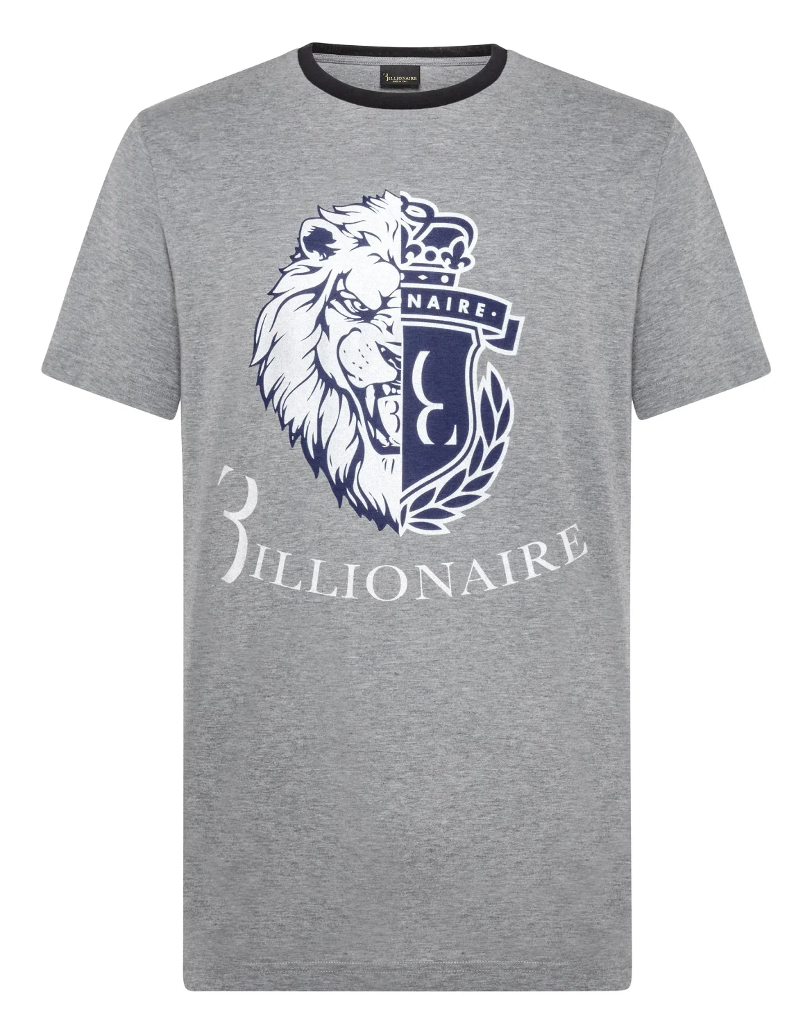 T-shirt Round Neck SS Lion, цвет: Серый