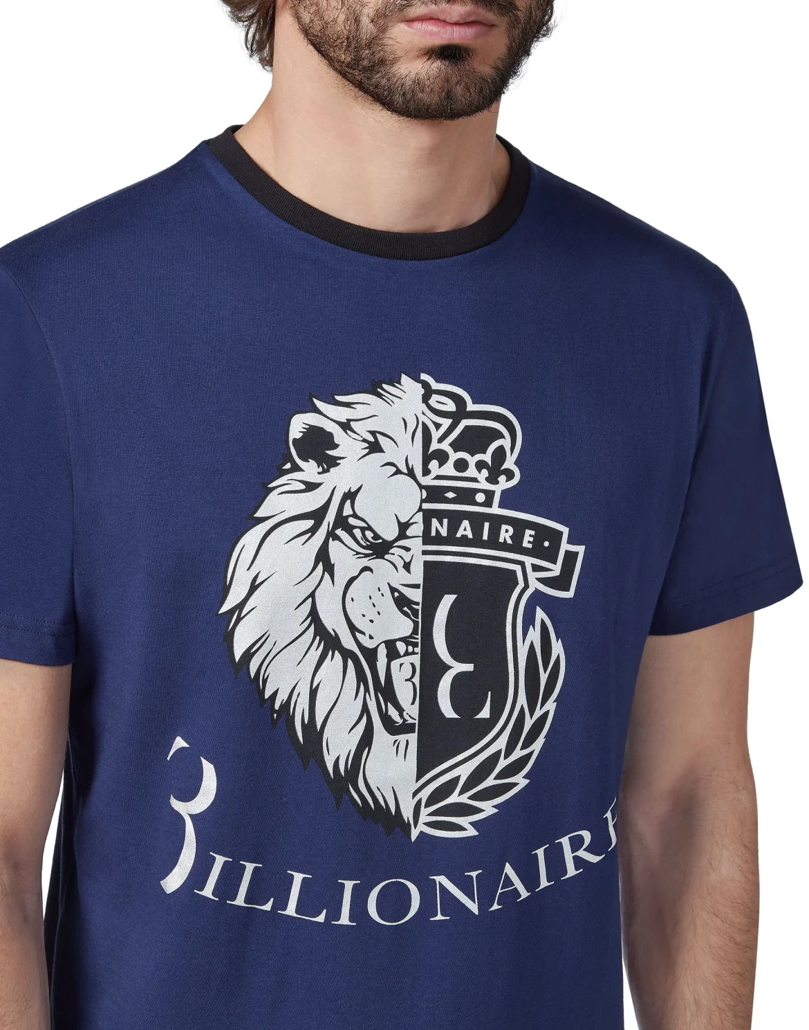 T-shirt Round Neck SS Lion, цвет: Синий