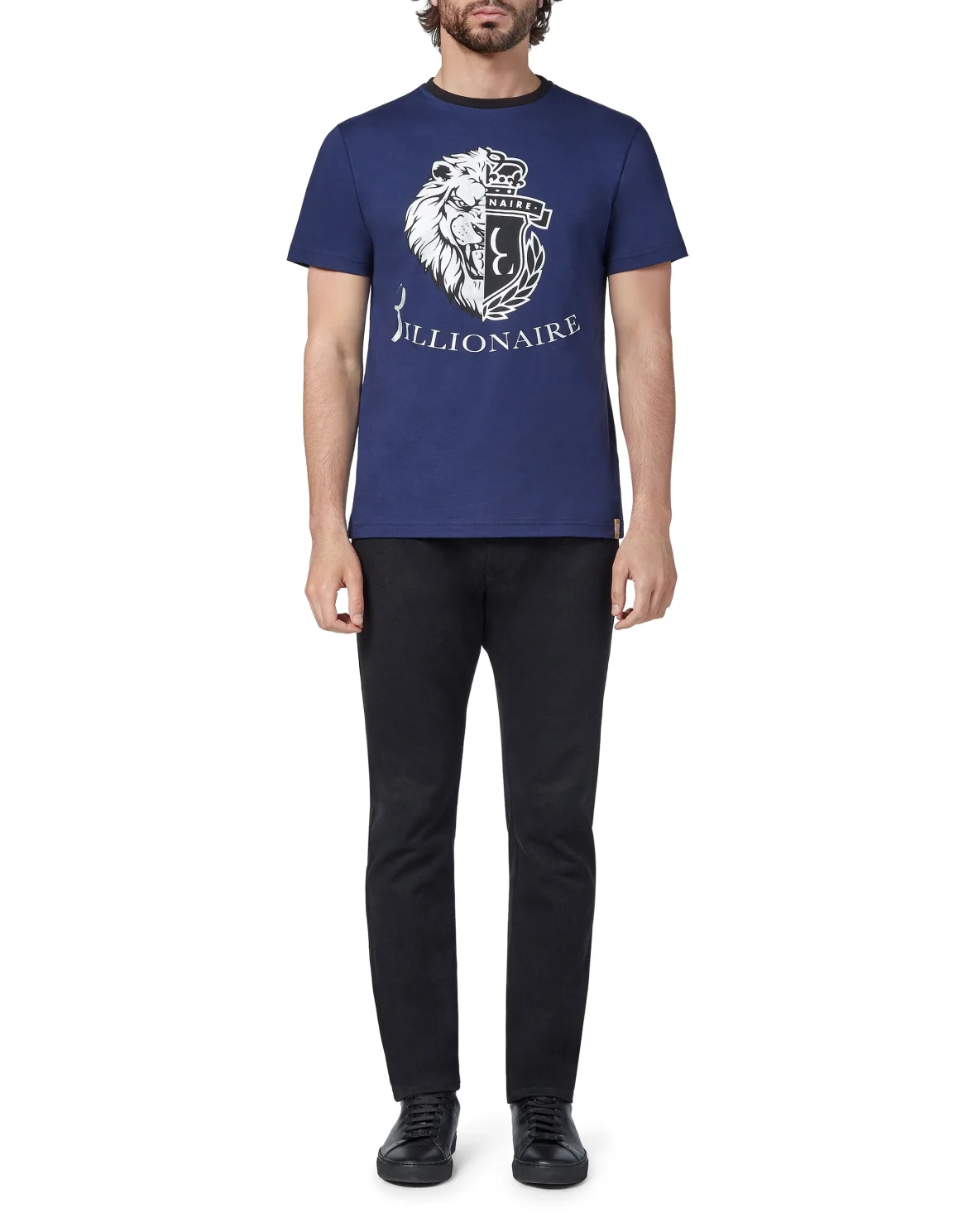 T-shirt Round Neck SS Lion, цвет: Синий