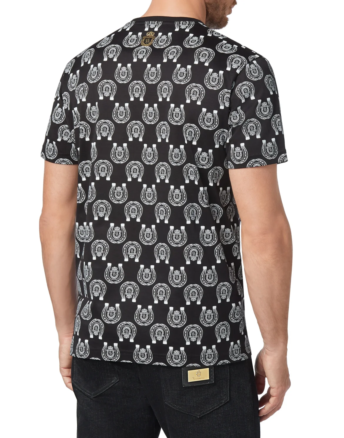 T-shirt Round Neck SS Crest, цвет: Черный