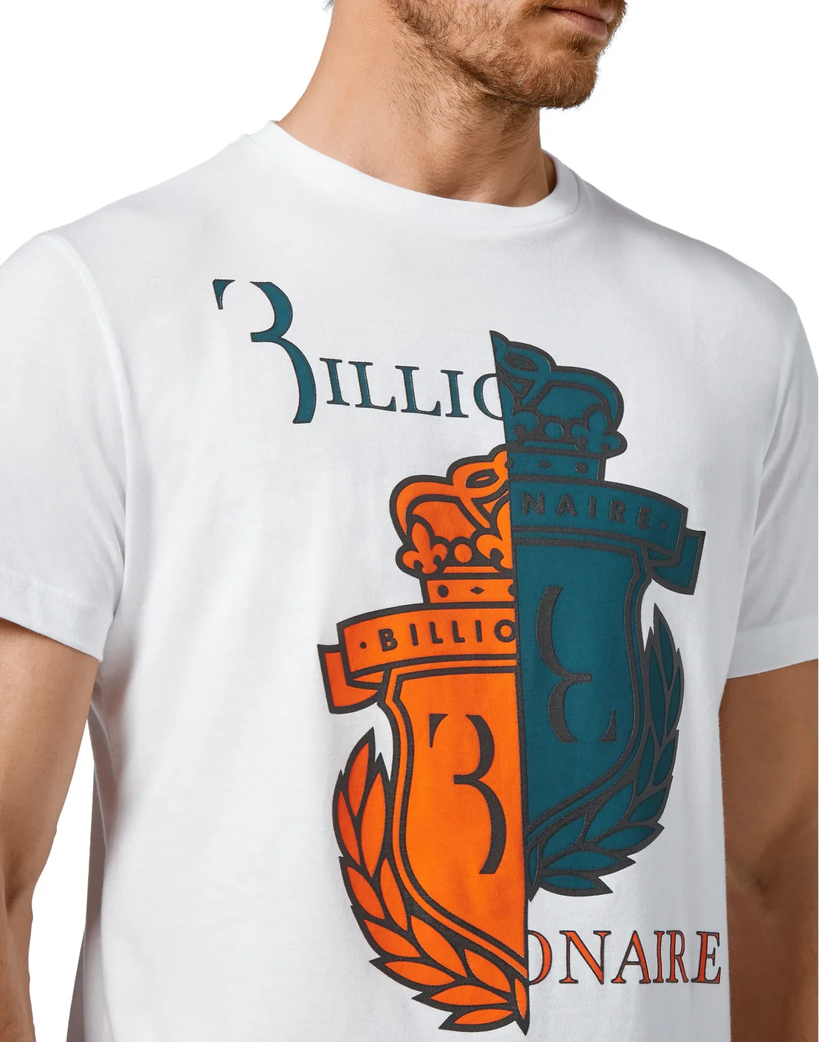 T-shirt Round Neck SS Crest, цвет: Белый