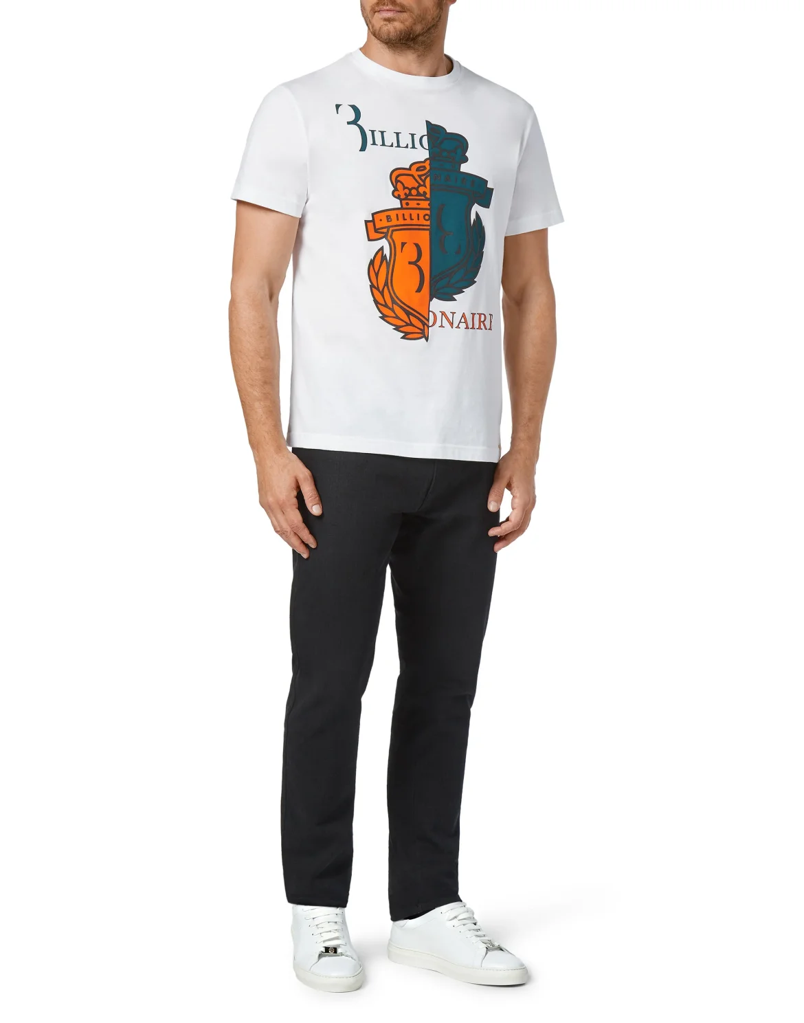 T-shirt Round Neck SS Crest, цвет: Белый