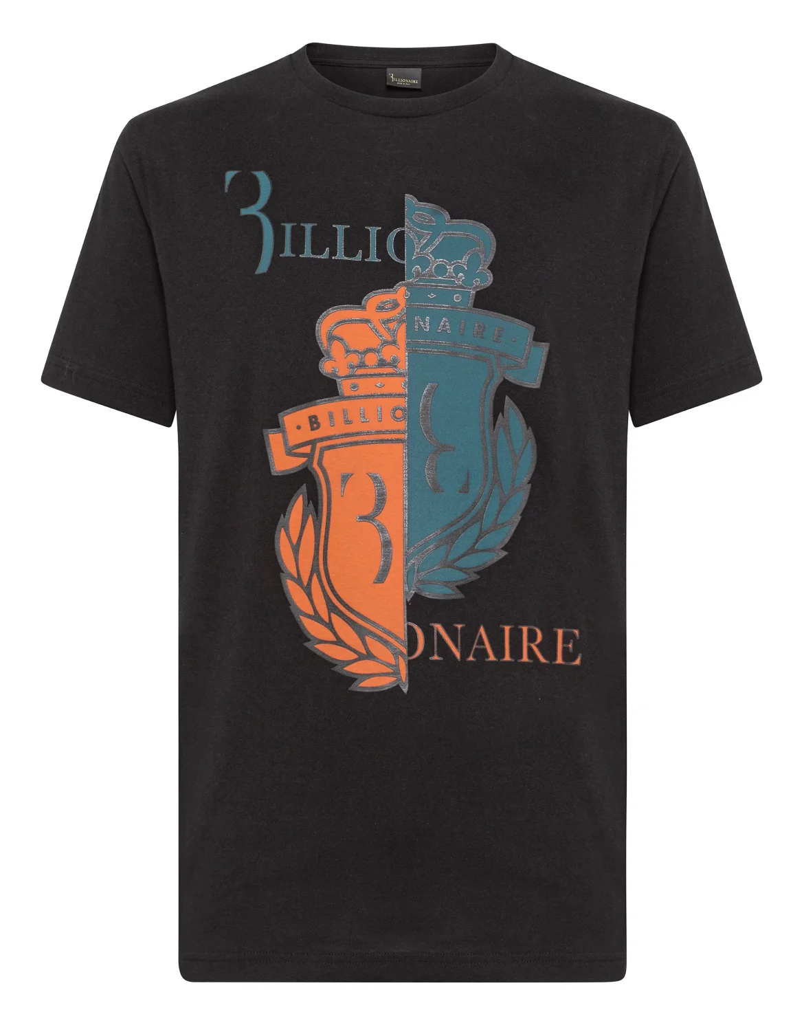T-shirt Round Neck SS Crest, цвет: Черный