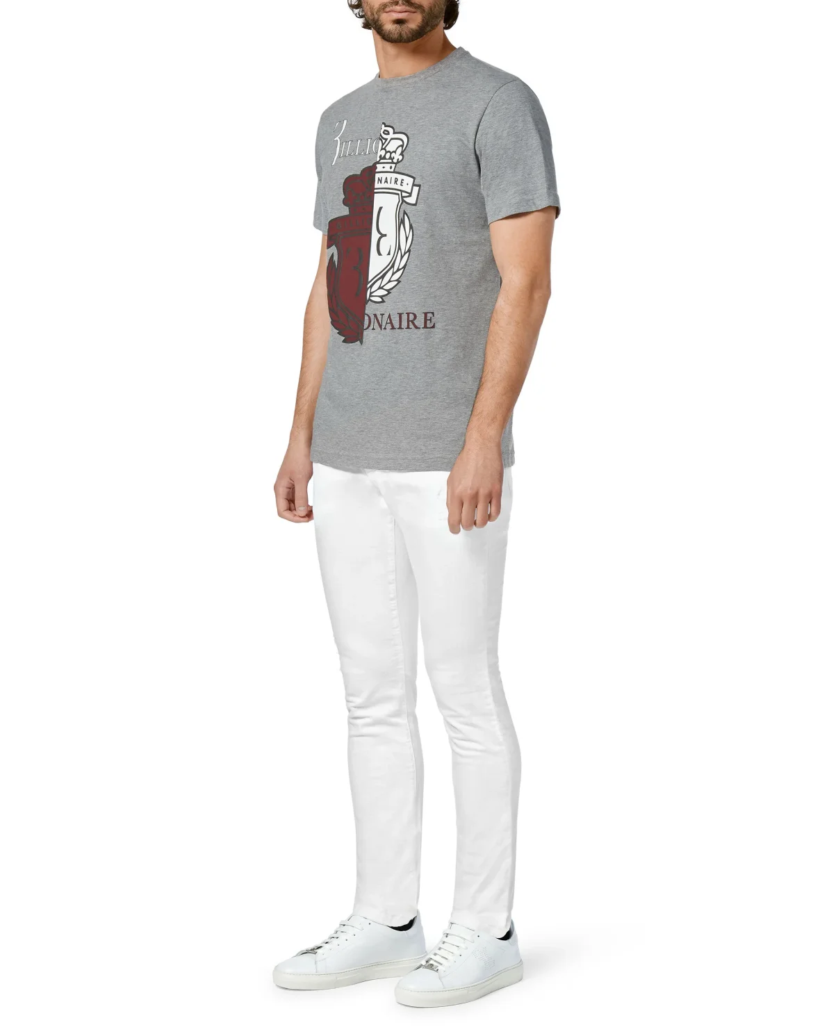 T-shirt Round Neck SS Crest, цвет: Серый