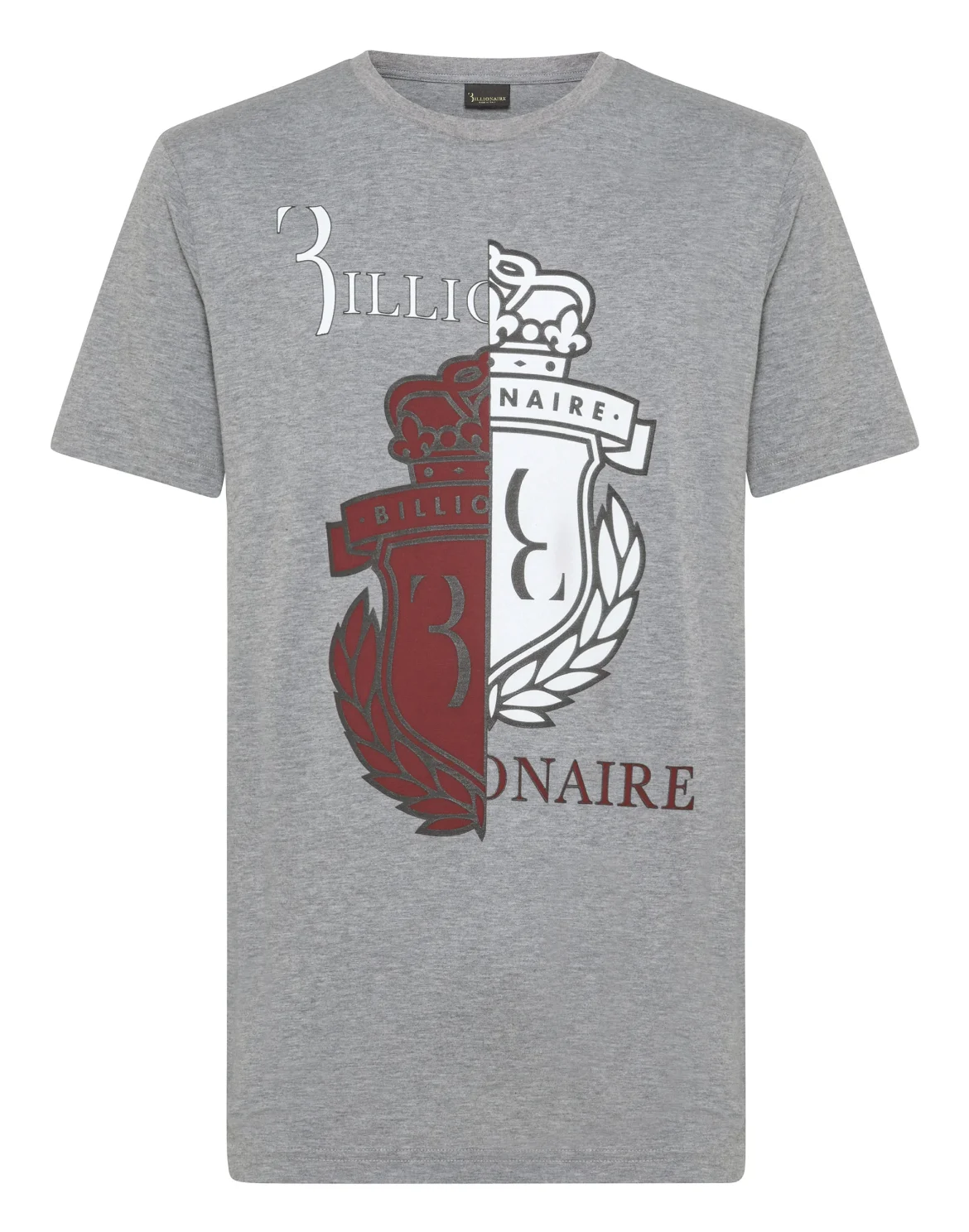 T-shirt Round Neck SS Crest, цвет: Серый