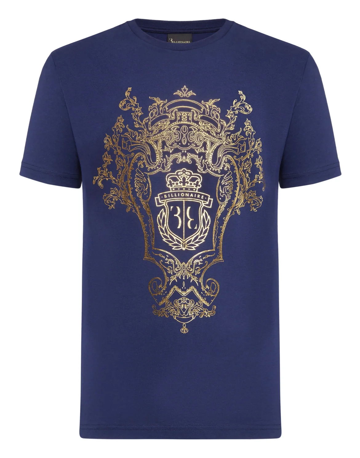 T-shirt Round Neck SS Baroque, цвет: Синий