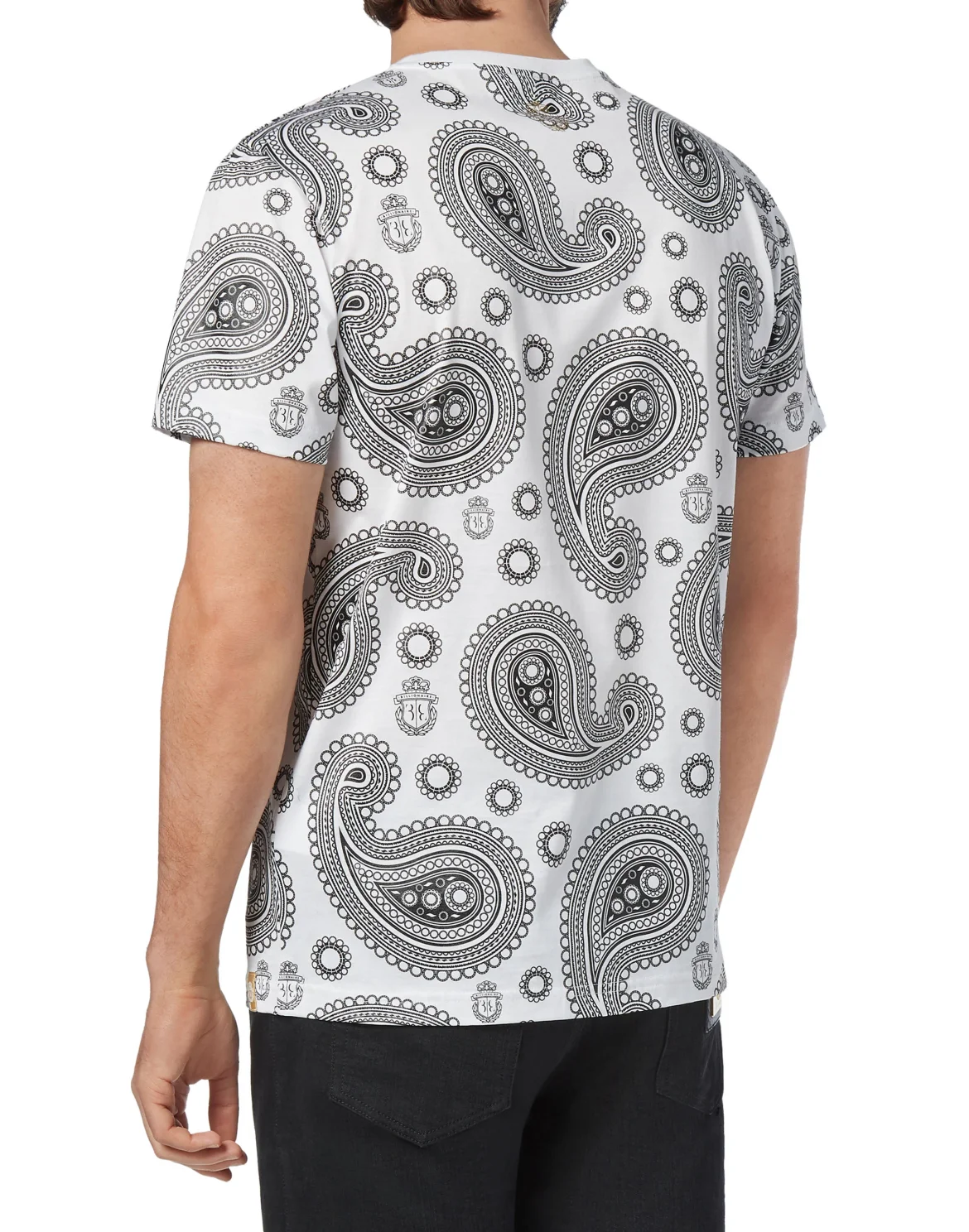 T-shirt Round Neck SS Paisley, цвет: Белый