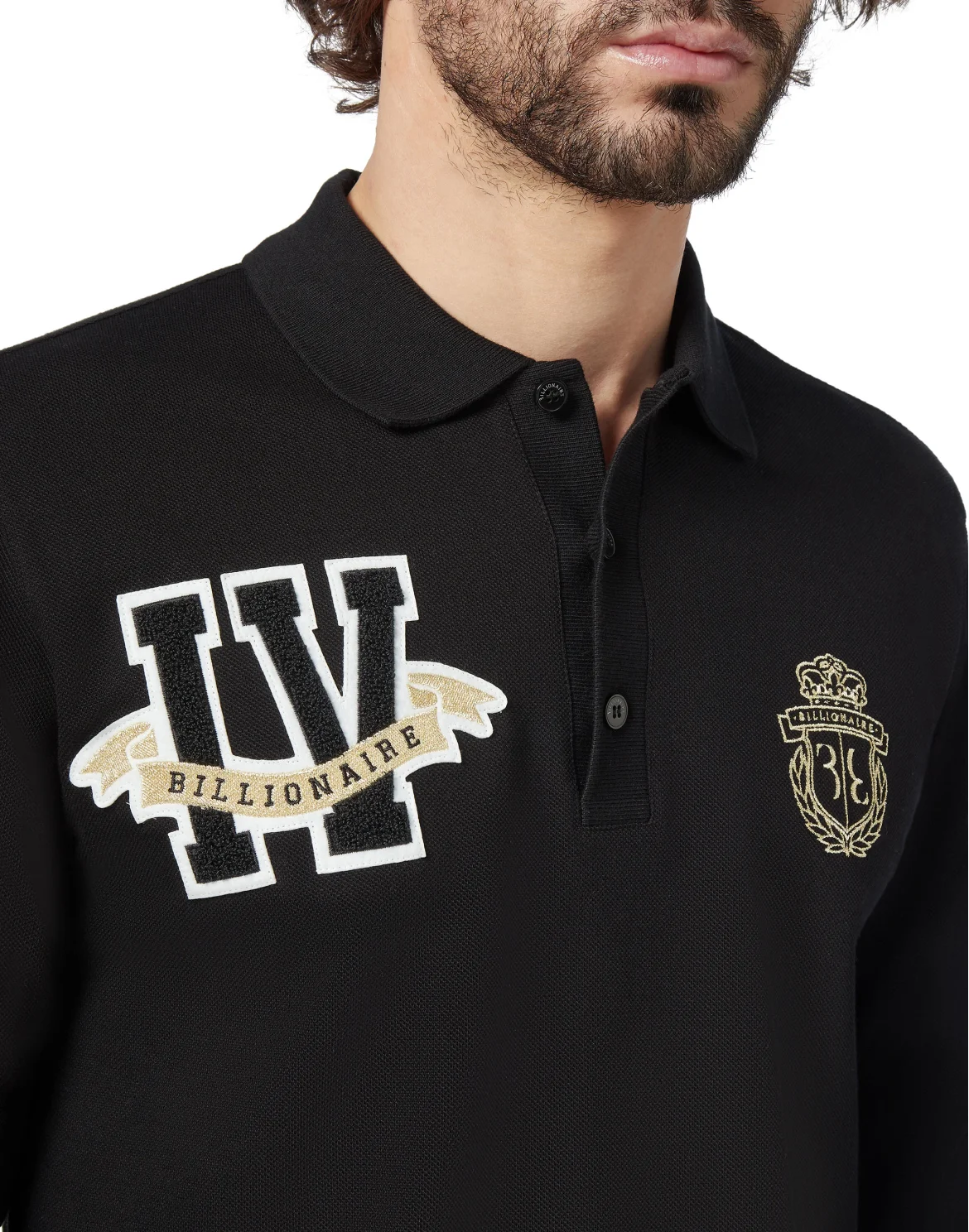 Polo shirt LS Members only, цвет: Черный