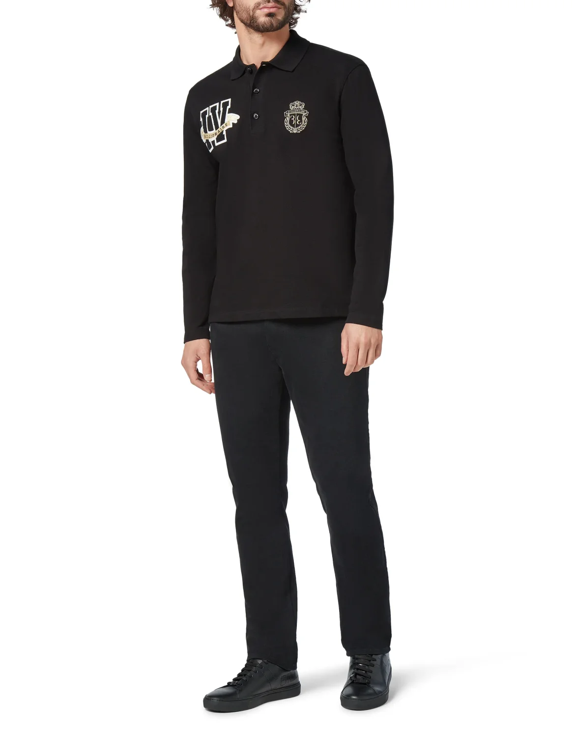 Polo shirt LS Members only, цвет: Черный