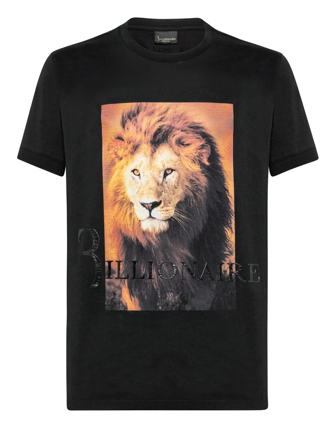 T-shirt Round Neck SS Lion, цвет: Черный