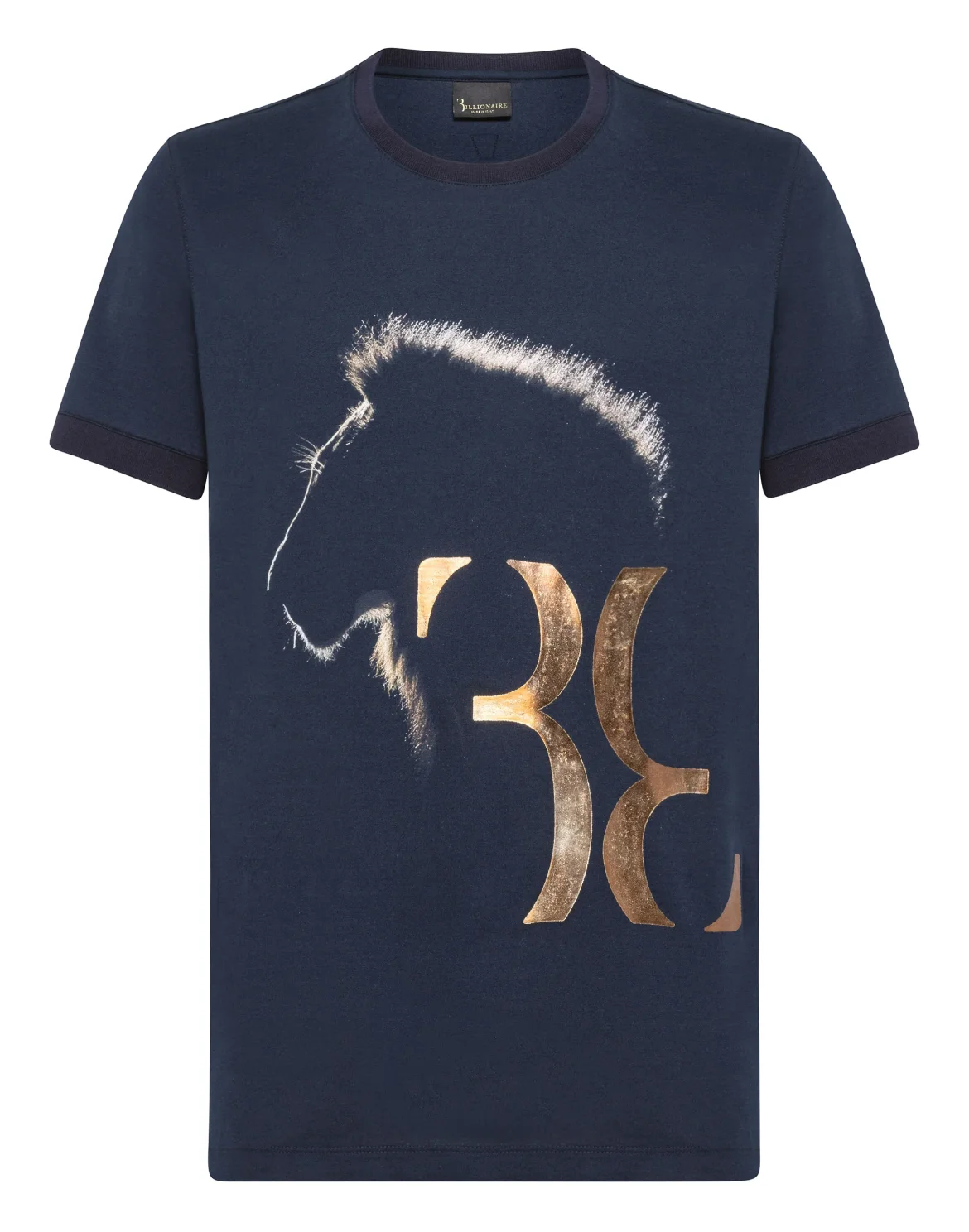 T-shirt Round Neck SS Lion, цвет: Синий