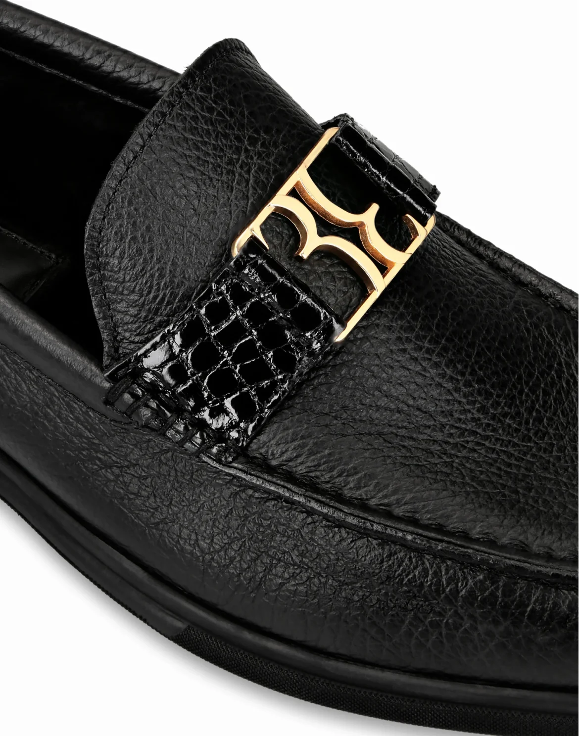 Moccasin Double B, цвет: Черный
