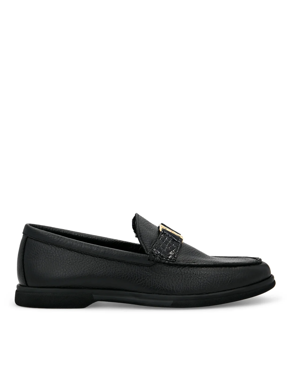 Moccasin Double B, цвет: Черный
