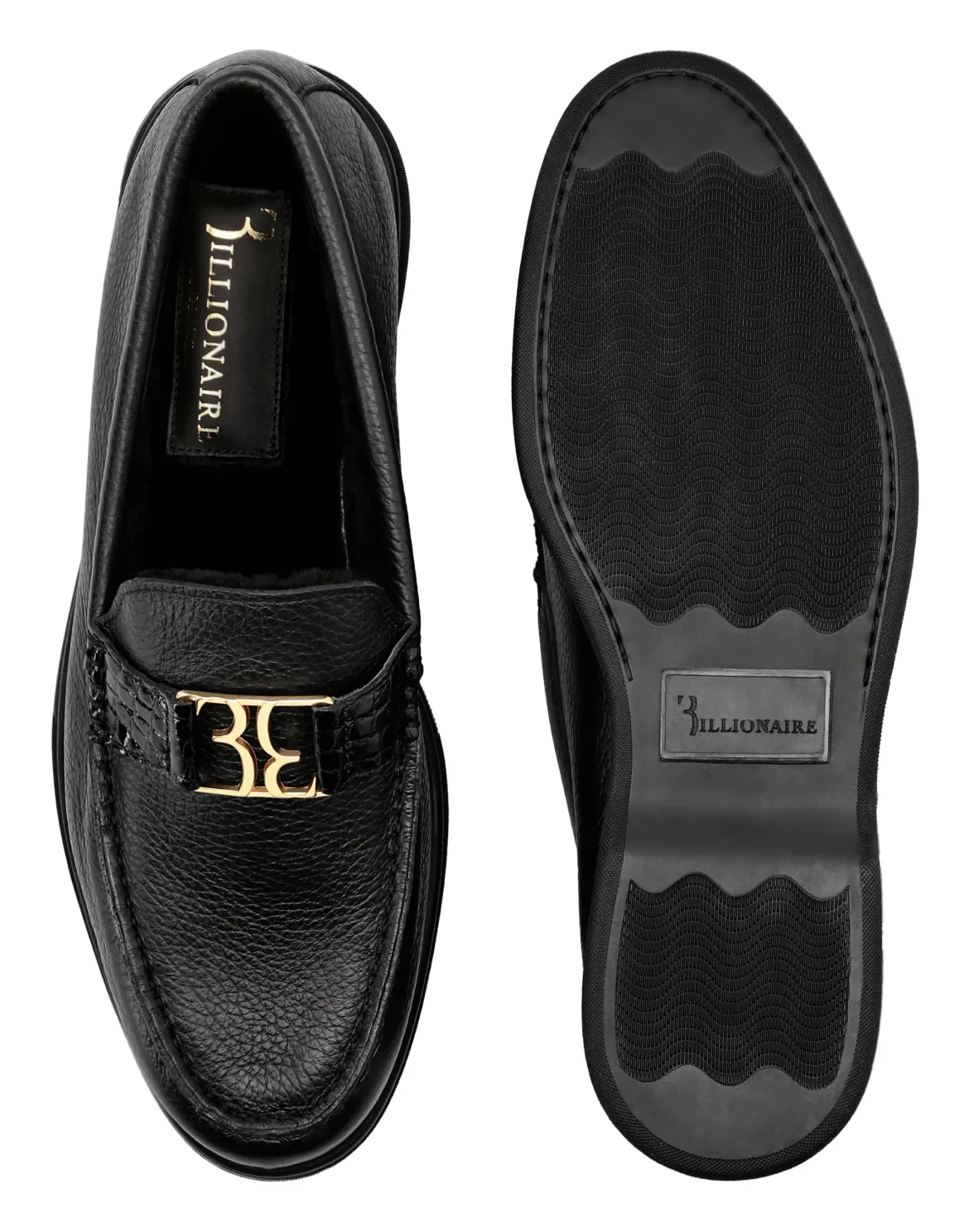 Moccasin Double B, цвет: Черный