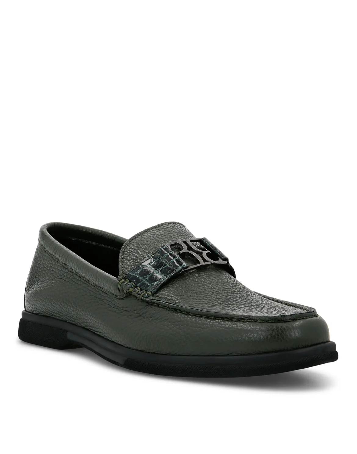 Moccasin Double B, цвет: Зеленый