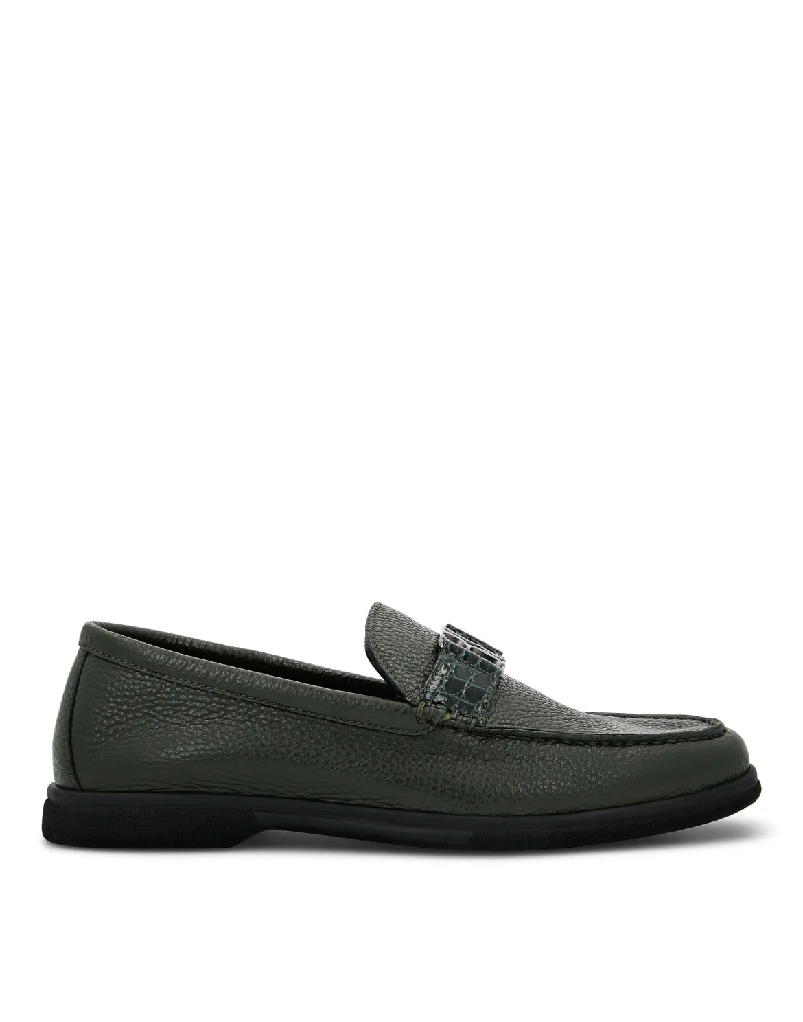 Moccasin Double B, цвет: Зеленый