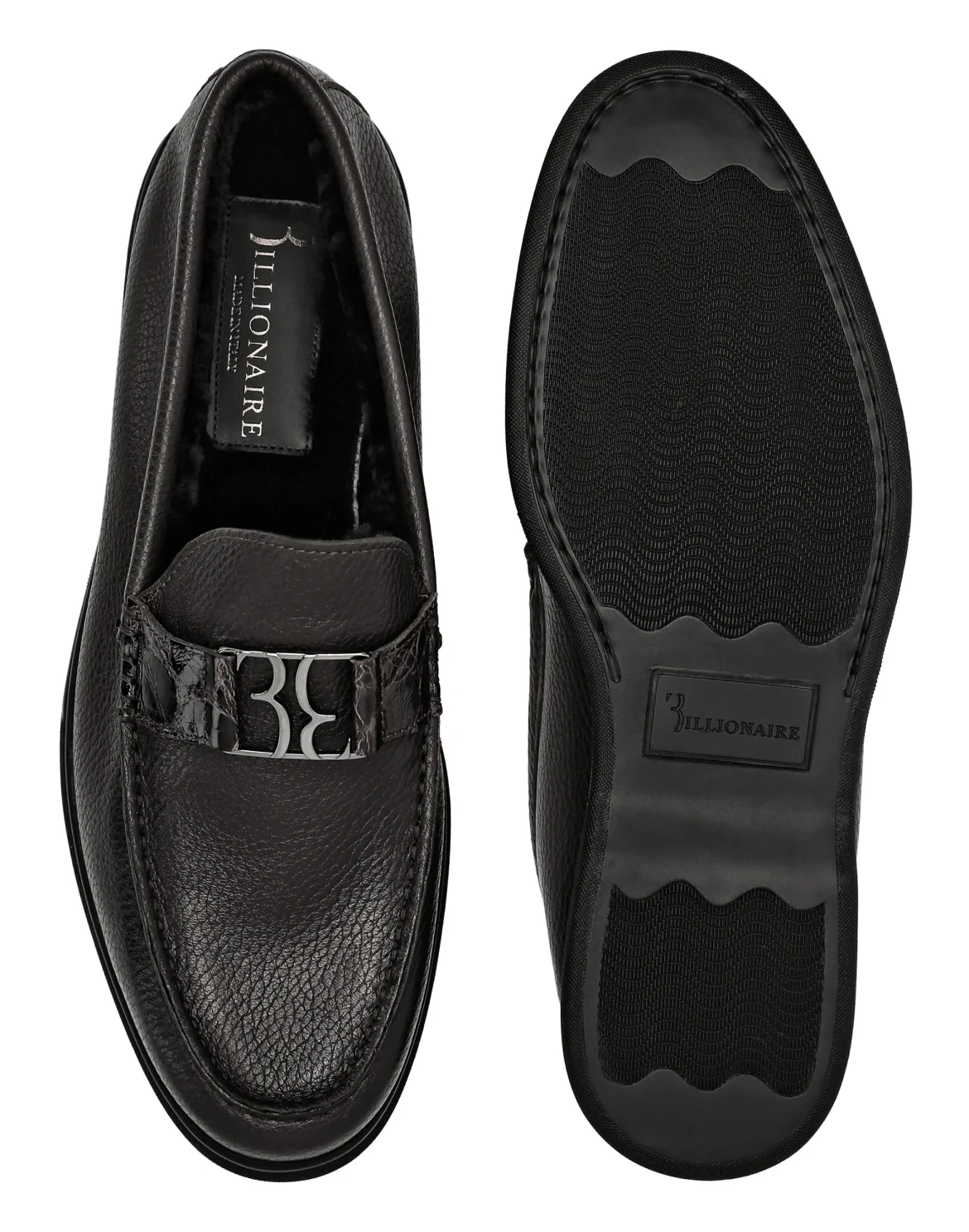 Moccasin Double B, цвет: Коричневый