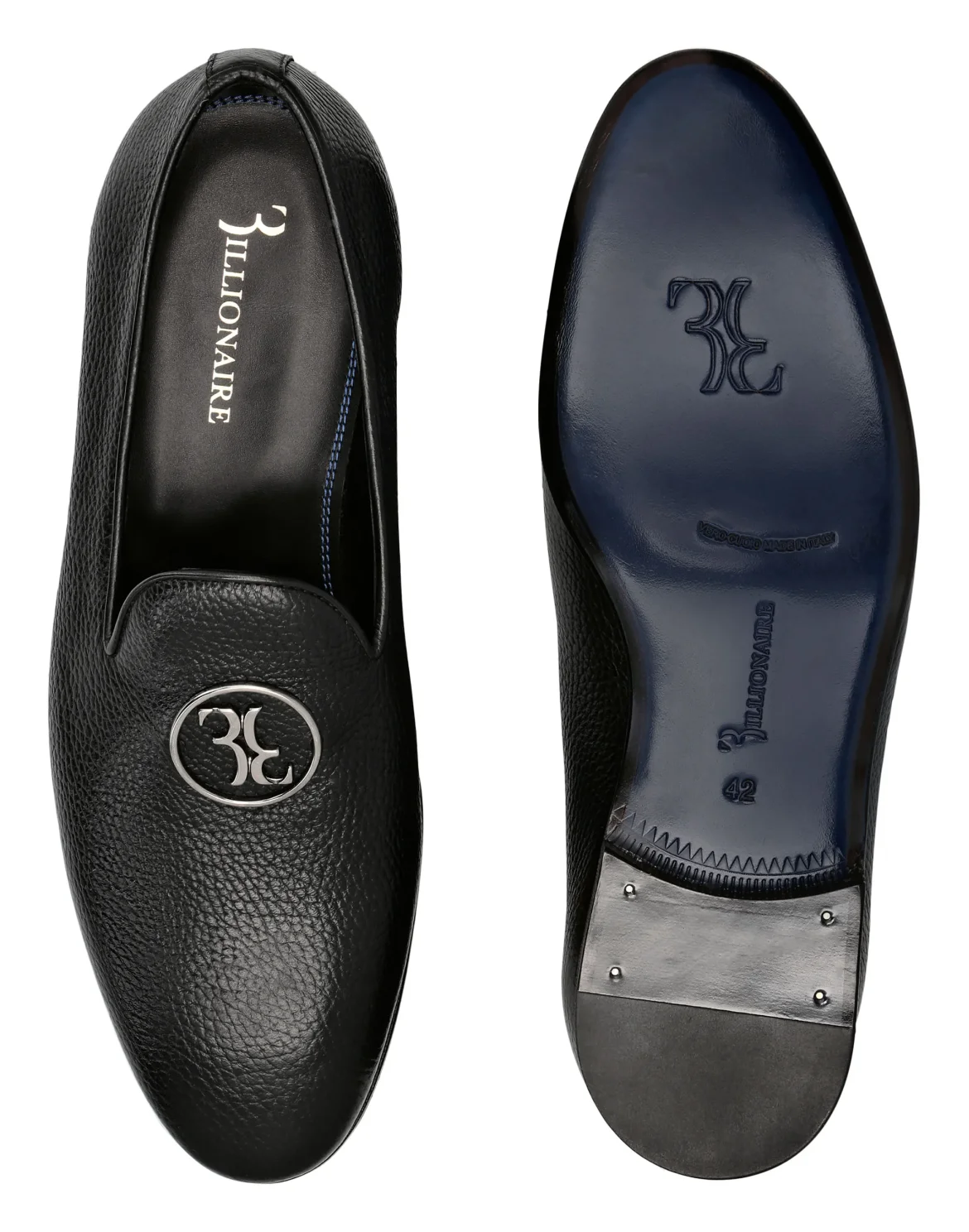 Loafers Double B, цвет: Черный