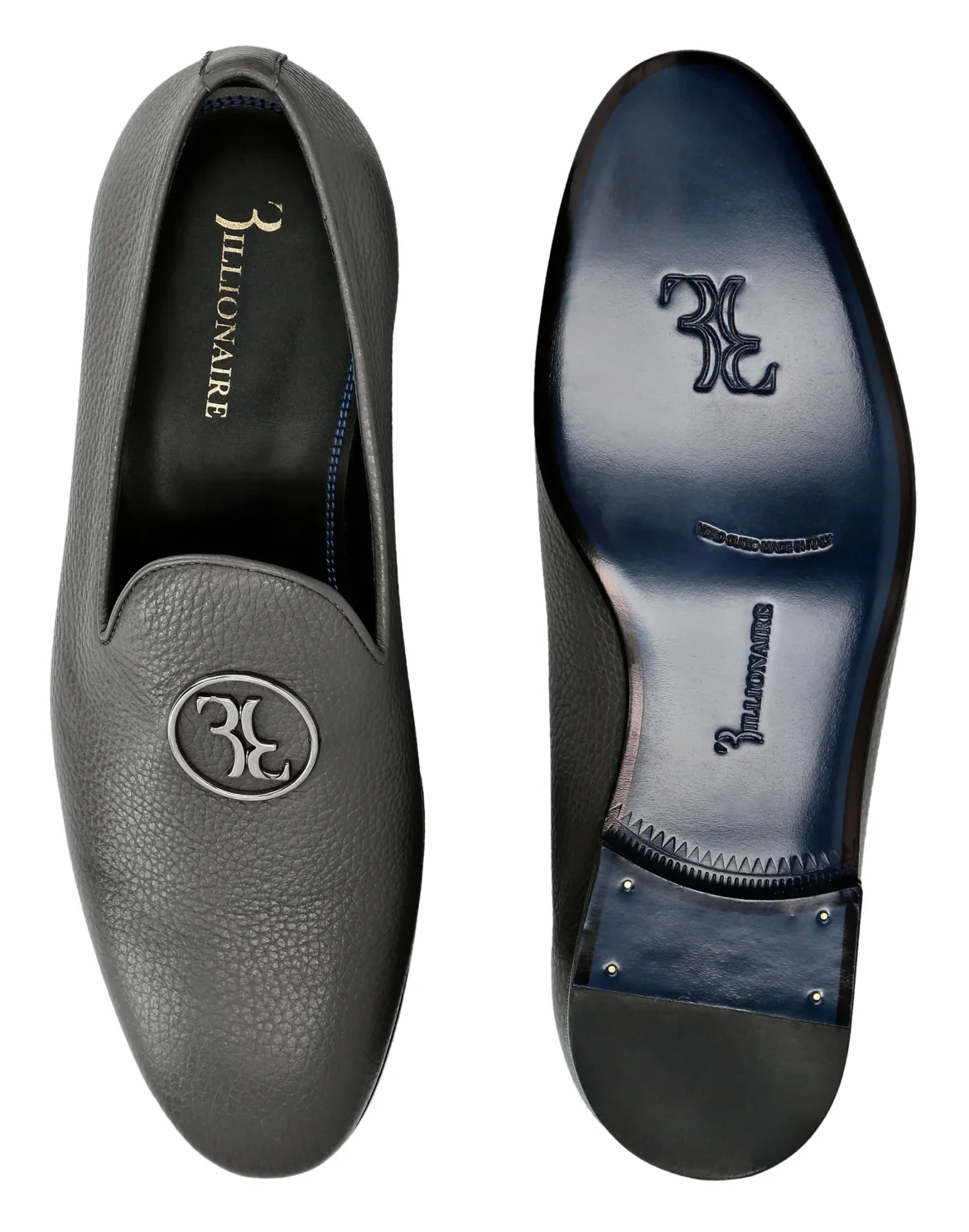 Loafers Double B, цвет: Серый